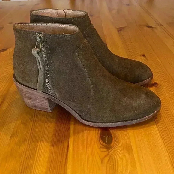 Madewell Leather Ankle Boots Brenner Brown Suede Classic - Picture 7 of 15